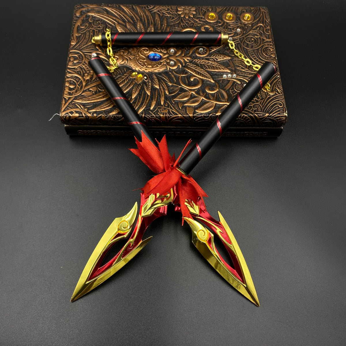 Valorant Long Xiang San Jie Spear Replica Chinese Dragon Spear Cosplay Prop