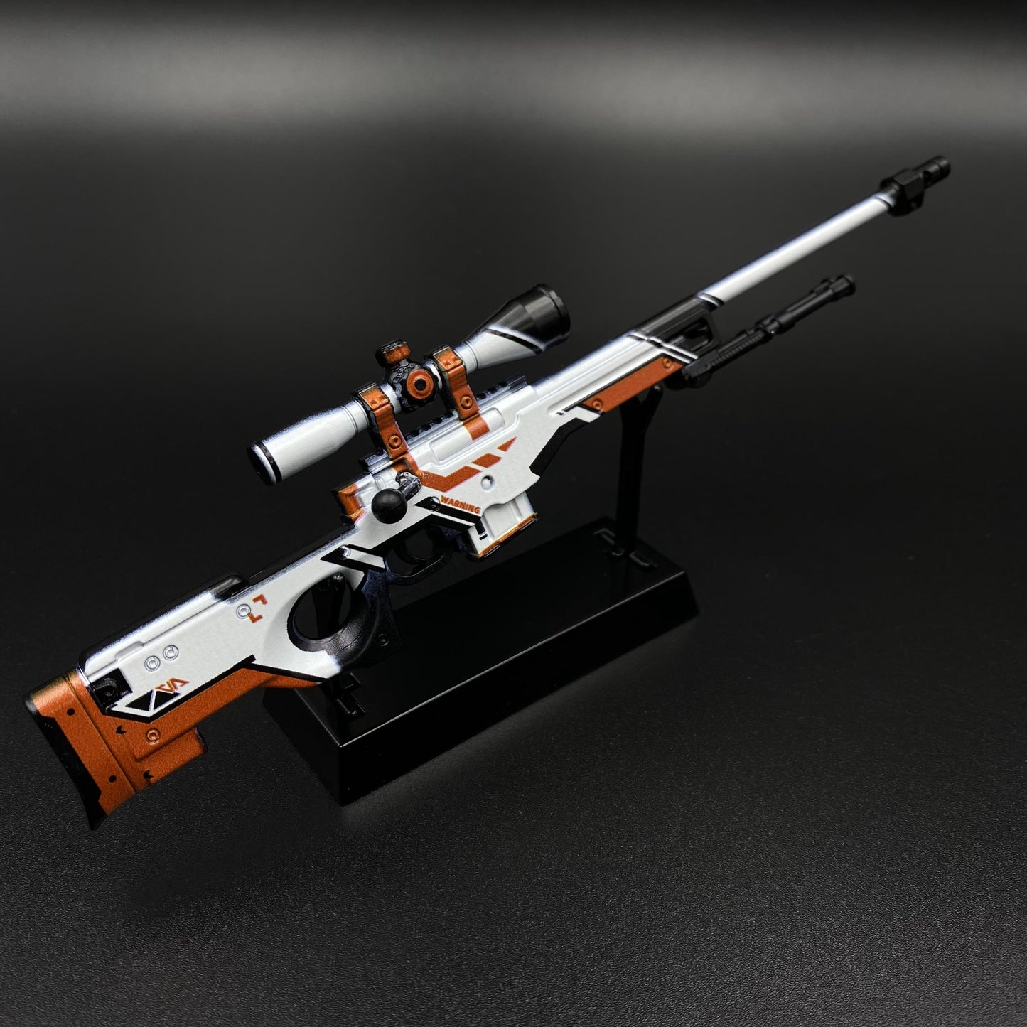 Hot Game CS2 Tiny Gun Asiimov AWP Metal Replica Game Prop Collectible