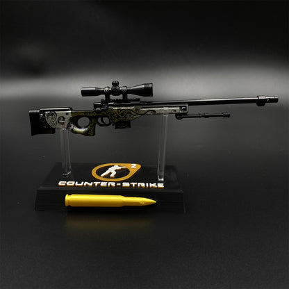Hot Game CS2 Worm God AWP Metal Replica Game Prop Collectible