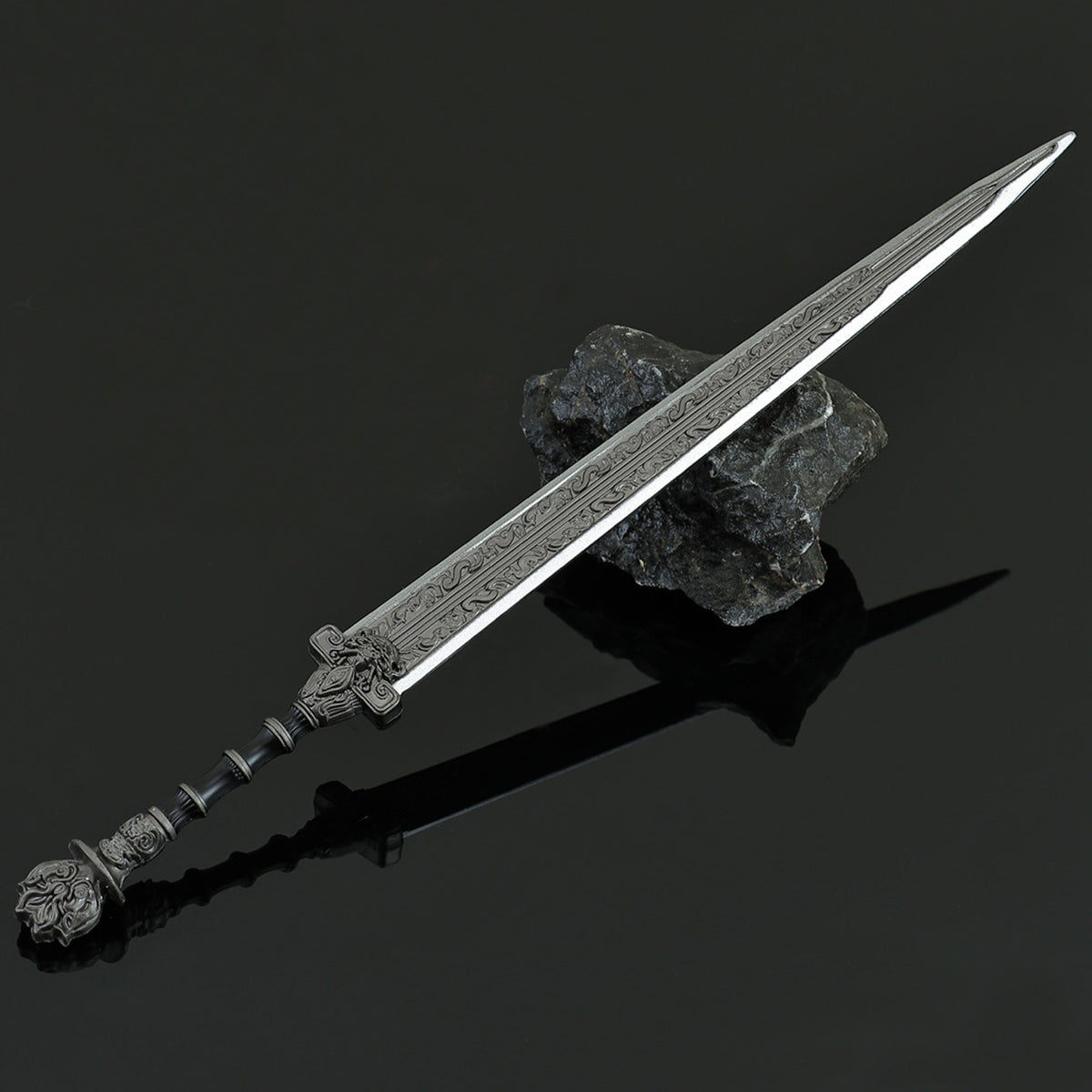 Cang Yuantu Yan Jin Moye Sword Alloy Replica Anime Weapon Prop Collectible Display Prop