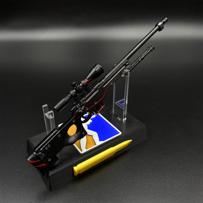 Hot Game CS2 Red Line AWP Metal Replica Game Prop Collectible