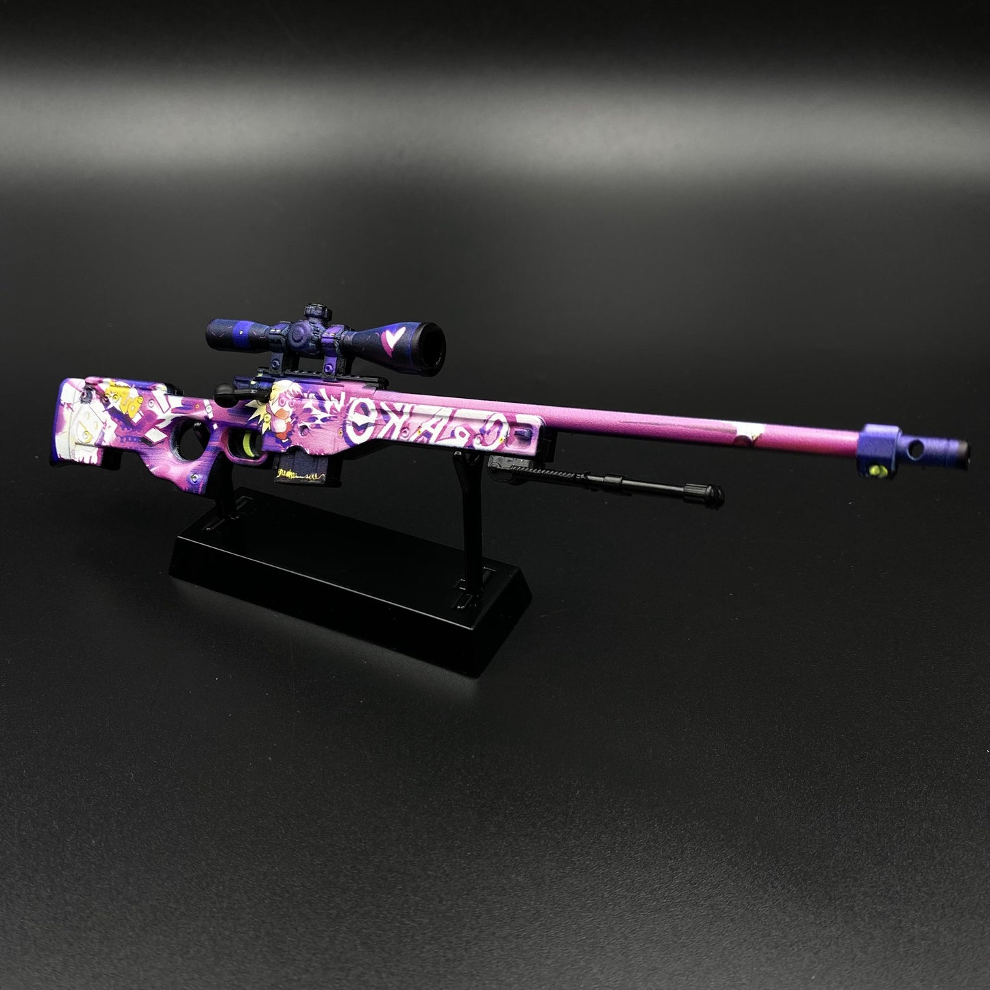 CS2 Game Peripheral - Tiny Gun Crakow! AWP Metal Replica Game Prop Collectible