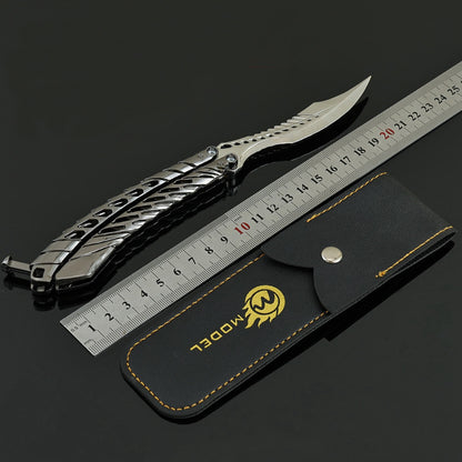 Deep Space Skeleton Balisong Replica Arena Breakout Game Prop