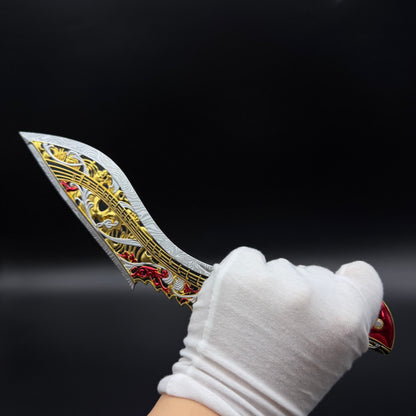 29cm/11.4'' S10 Knife ELEGY Tactical FPS Game Weapon Replica - Game Collectible Decorative Ornament
