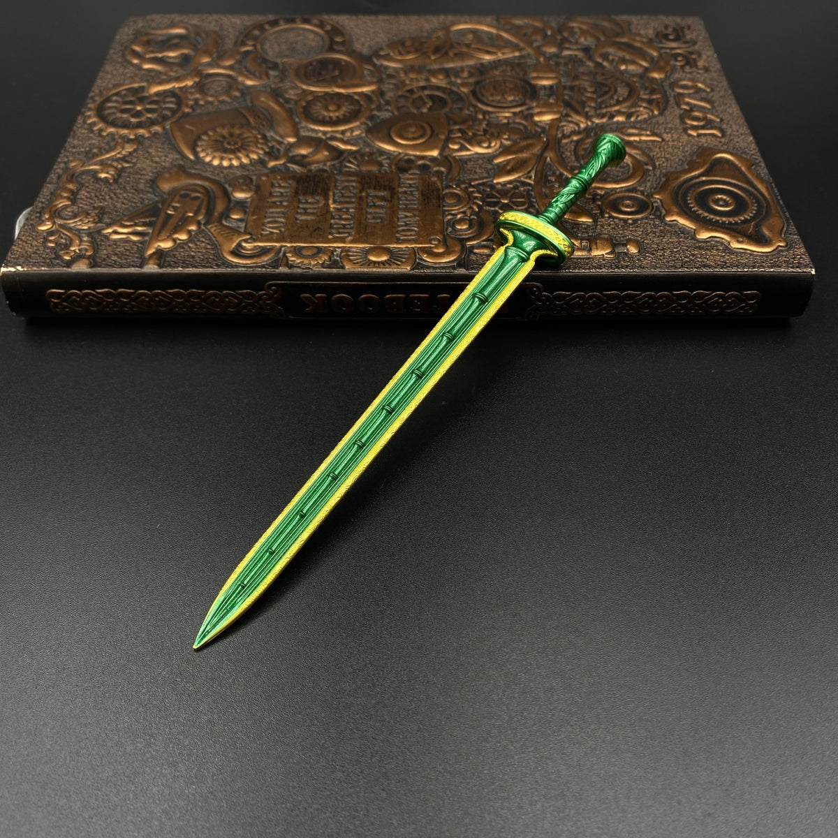 Qingzhu Fengyun Sword Metal Replica Fan Ren Xiu Xian Zhuan Xianxia Weapon Prop Collectible Desktop Ornament Gift