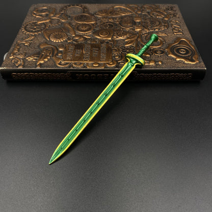 Qingzhu Fengyun Sword Metal Replica Fan Ren Xiu Xian Zhuan Xianxia Weapon Prop Collectible Desktop Ornament Gift