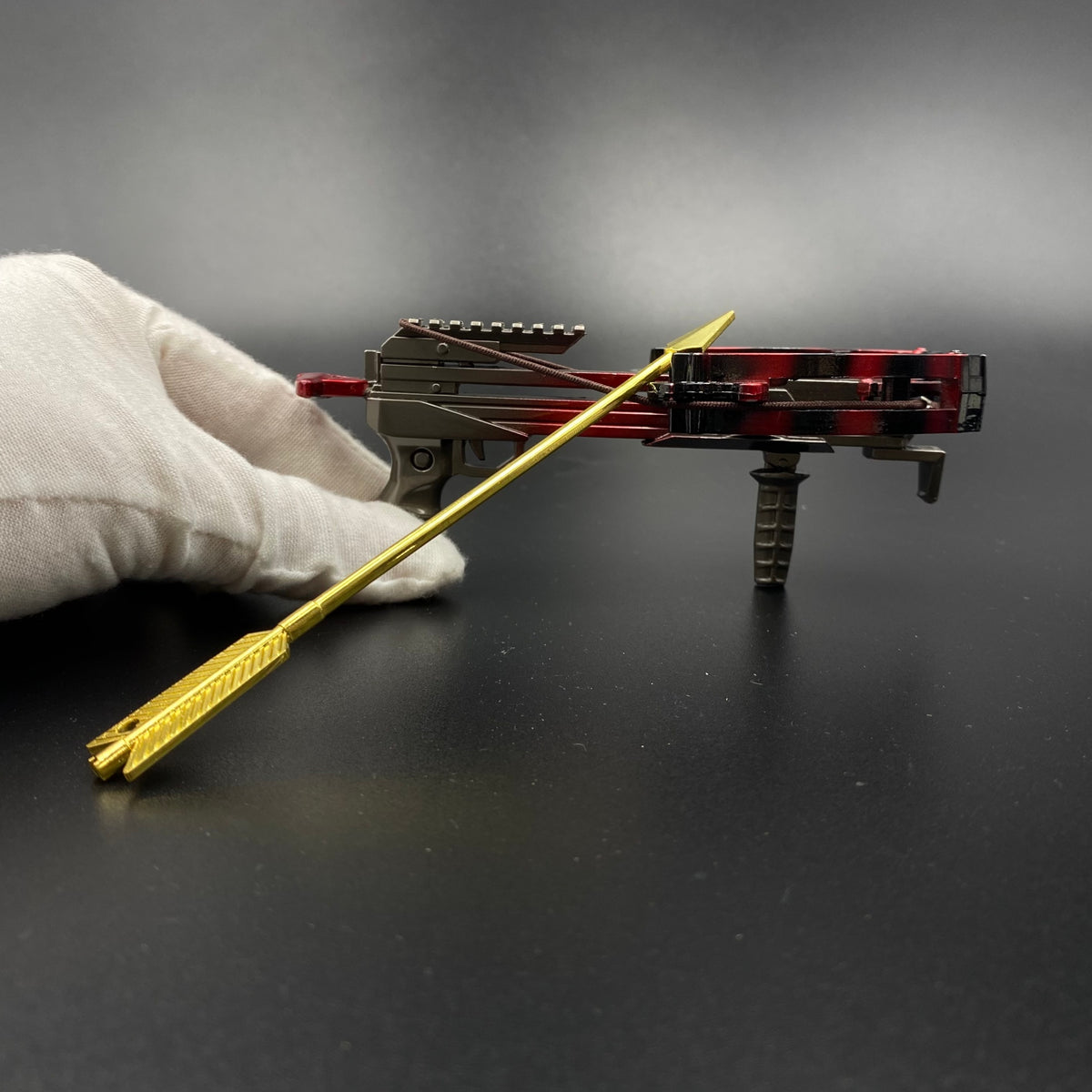 Delta Force Game Inspired Saeed Crossbow Metal Replica Collectible Display Toy for Game Fans