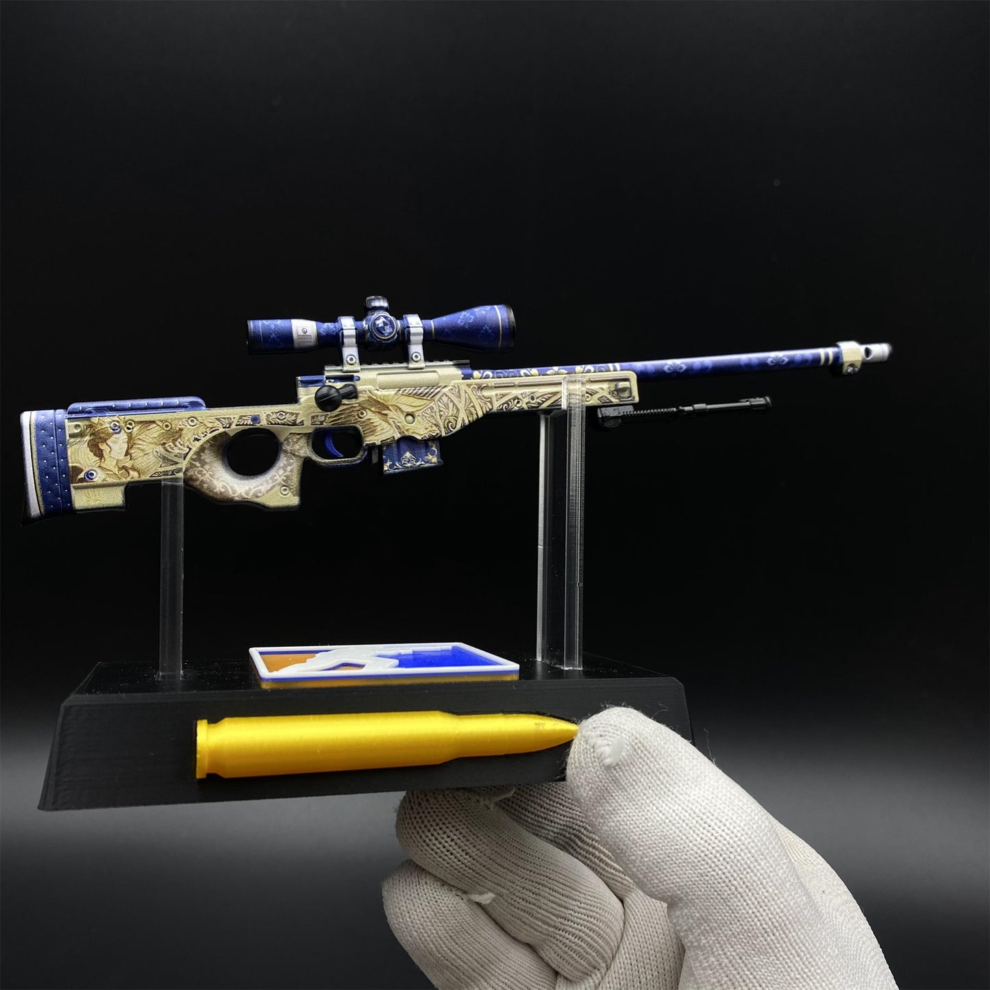 Hot Game CS2 Queen's Gambit AWP Metal Replica Game Prop Collectible