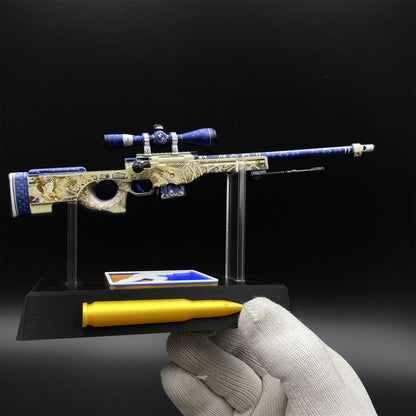 Hot Game CS2 Queen's Gambit AWP Metal Replica Game Prop Collectible