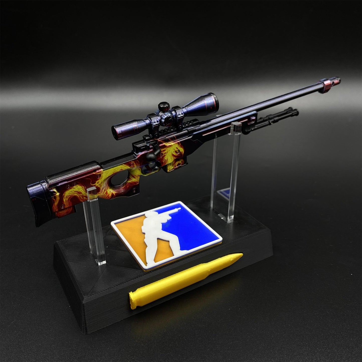 Hot Game CS2 Wildfire AWP Metal Replica Game Prop Collectible