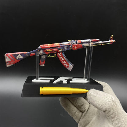 Hot Game CS2 Bloodsport AK47 Metal Replica Game Prop Collectible