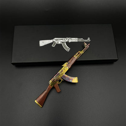Hot Game CS2 AK47 Case Hardened Metal Replica Game Prop Collectible