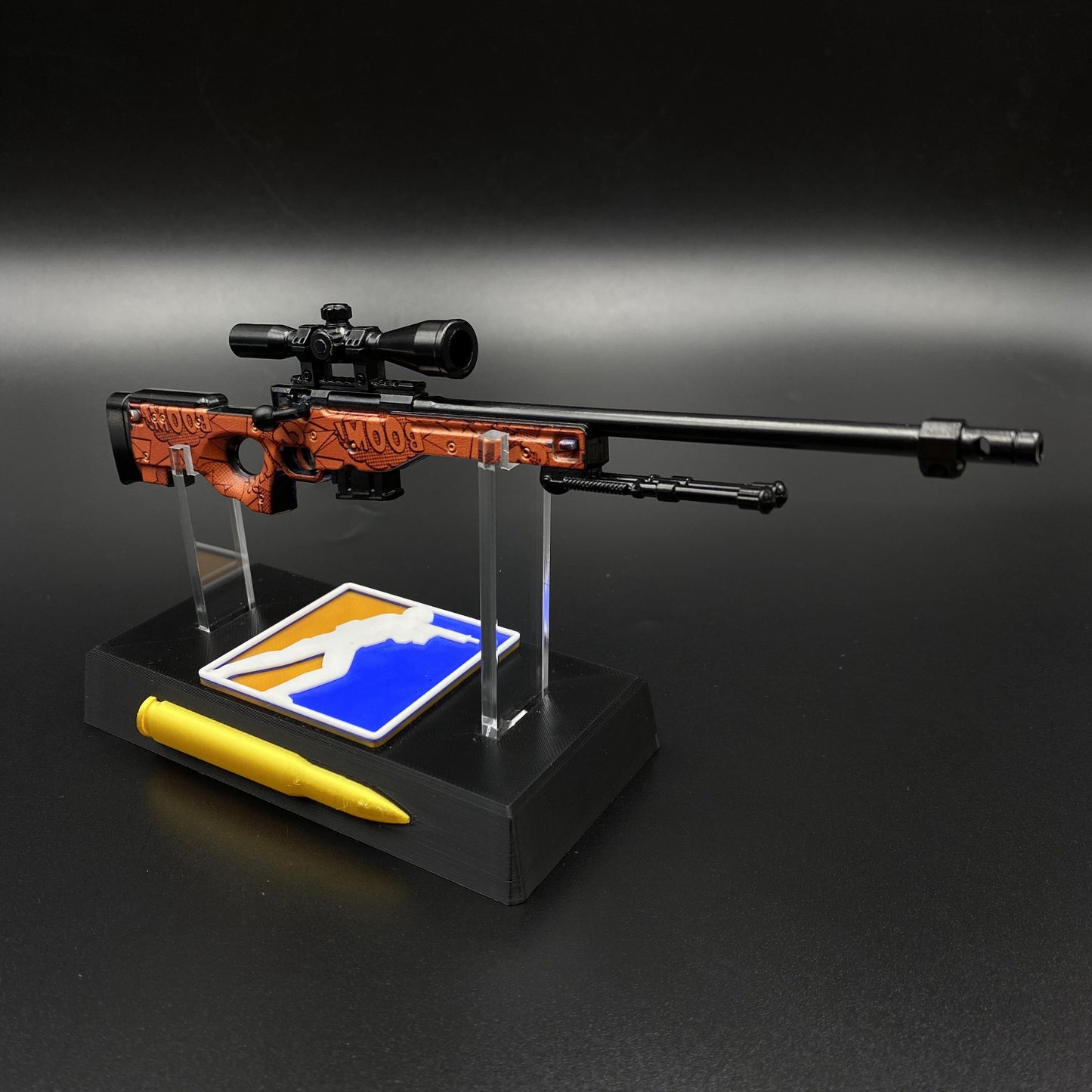 CS2 Game Peripheral - Tiny Gun BOOM AWP Metal Replica Game Prop Collectible