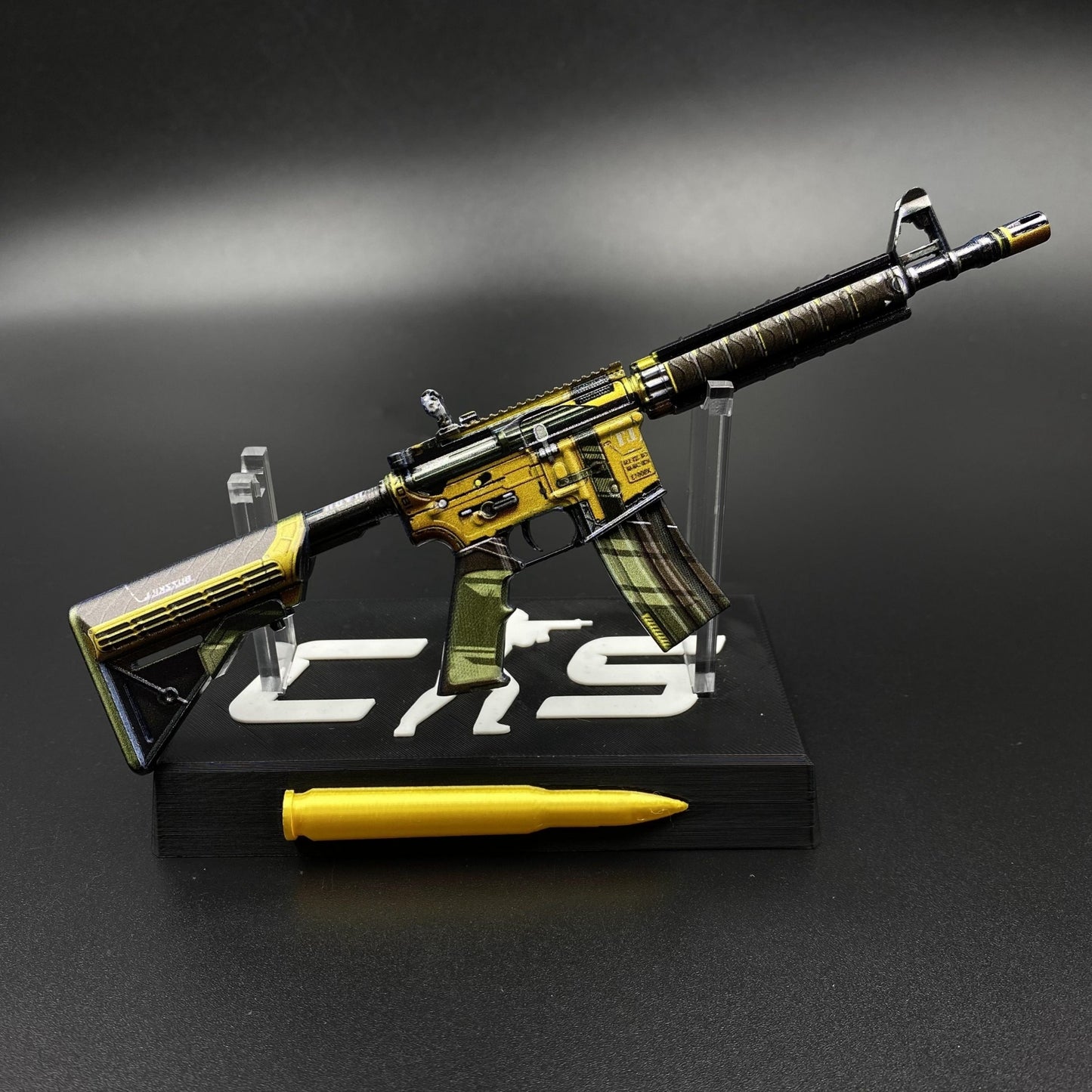 CS2 Mini M4A4 Buzz Kill Metal Skin Replica For Collectible