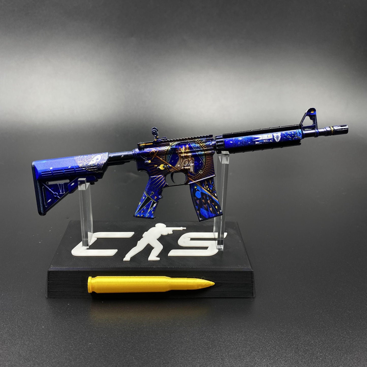 M4A4 The Emperor Mini Game Skin Replica, Game Prop Collectible