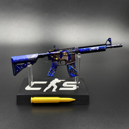M4A4 The Emperor Mini Game Skin Replica, Game Prop Collectible