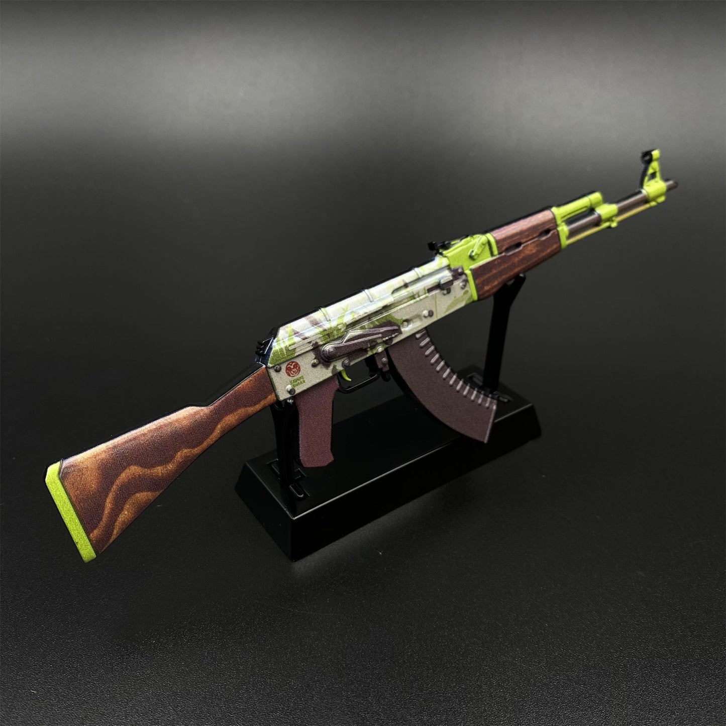 Hot Game CS2 AK‑47 Hydroponic Skin Camouflage Mini Metal Replica