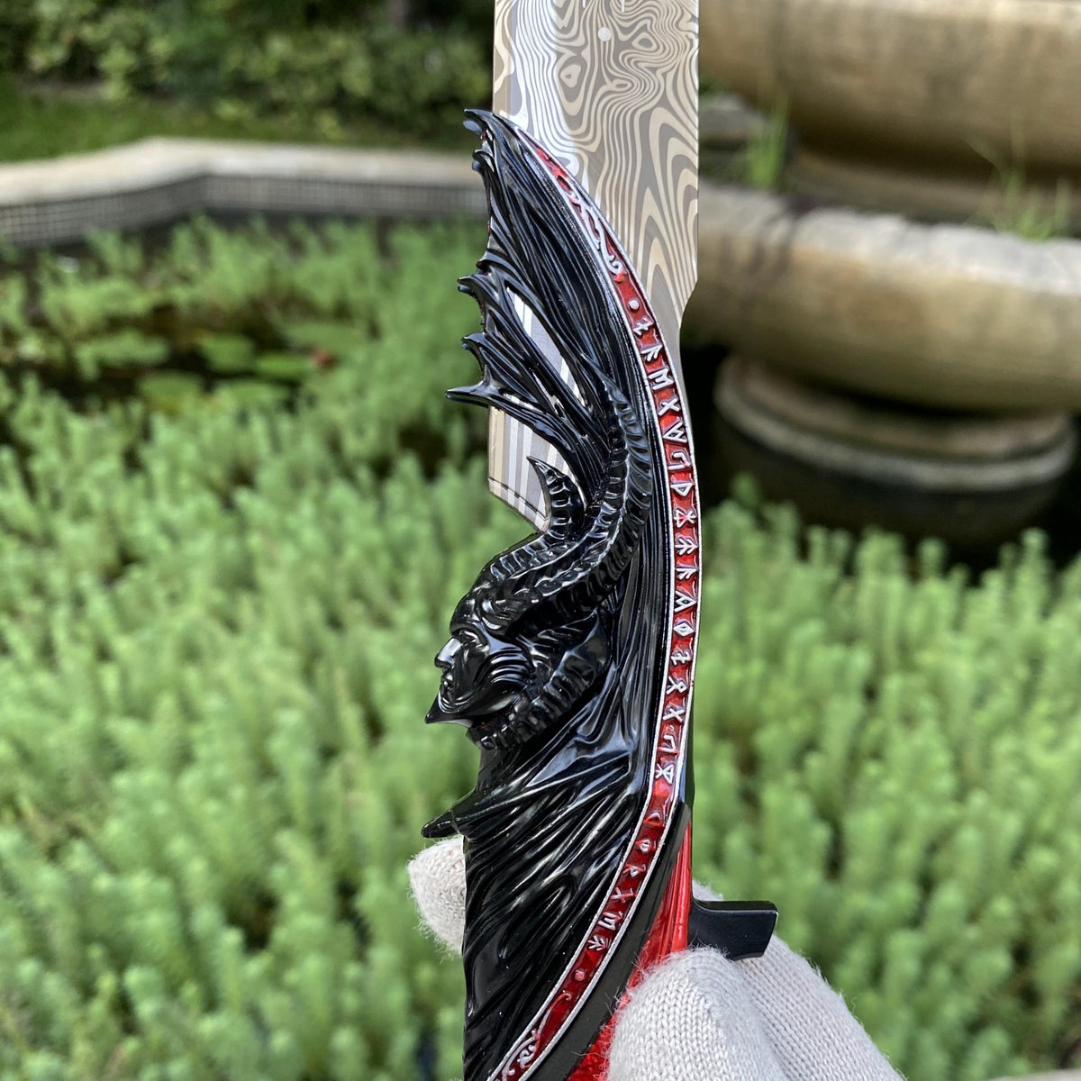 Hot Game Delta Force Dark Star 40CM/15.74" Metal Knife Replica Alloy Collectible Blade Ornament