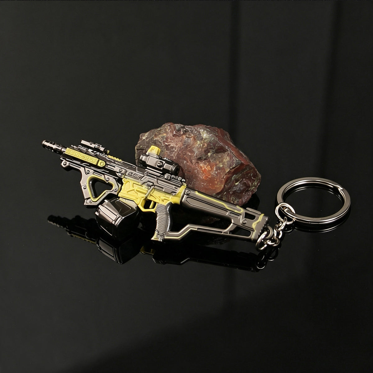 Delta Force M4A1 Gun Mini Alloy Rifle Replica Keychain