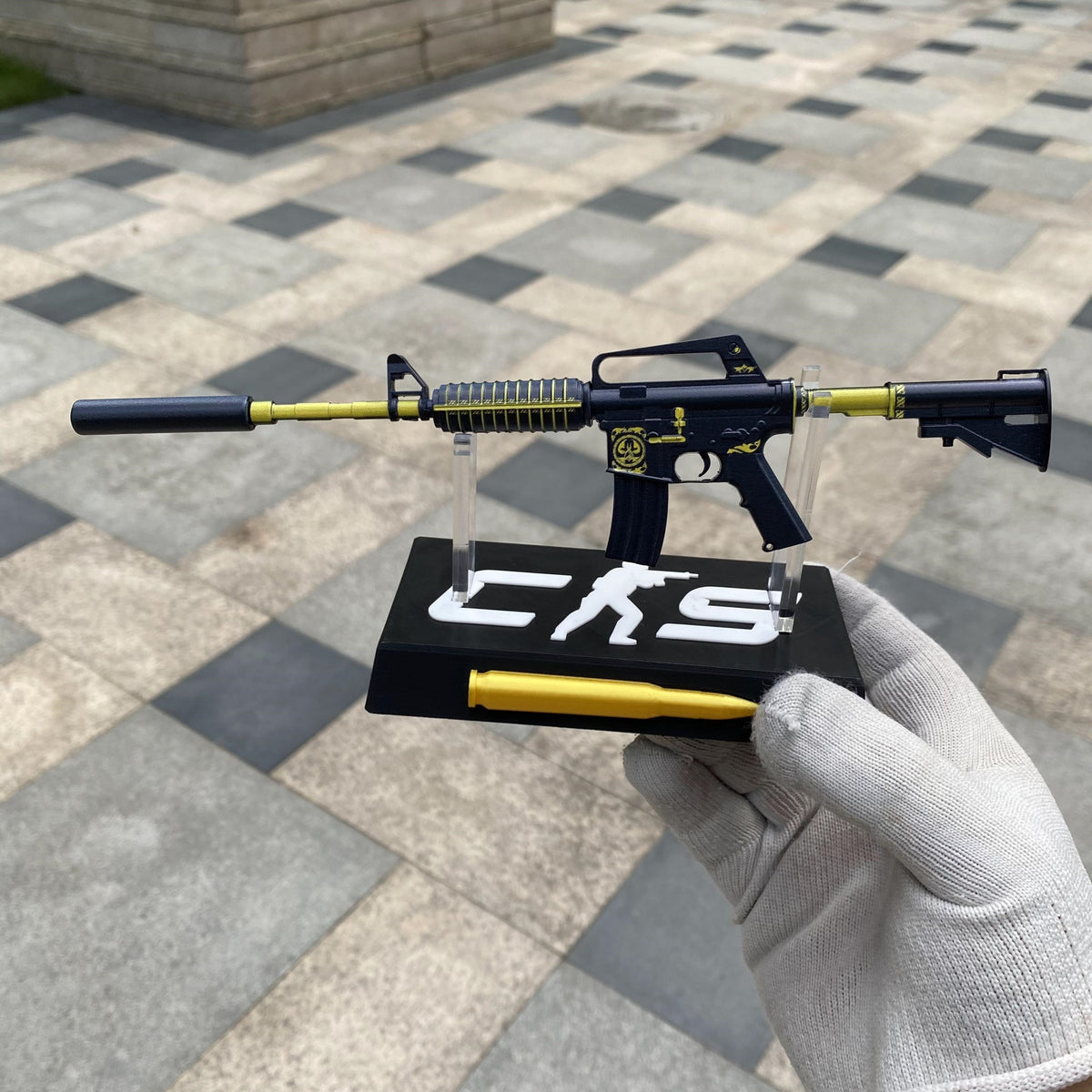 CS Knight M4A1-S Metal Replica Game Prop Collectible