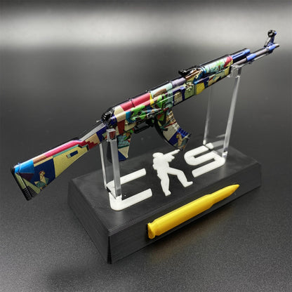 Hot Game CS2 AK47 Leet Museo Metal Replica Game Prop Collectible