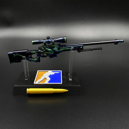 Metal AWP Atheris Mini Model Game Fan Art For Display