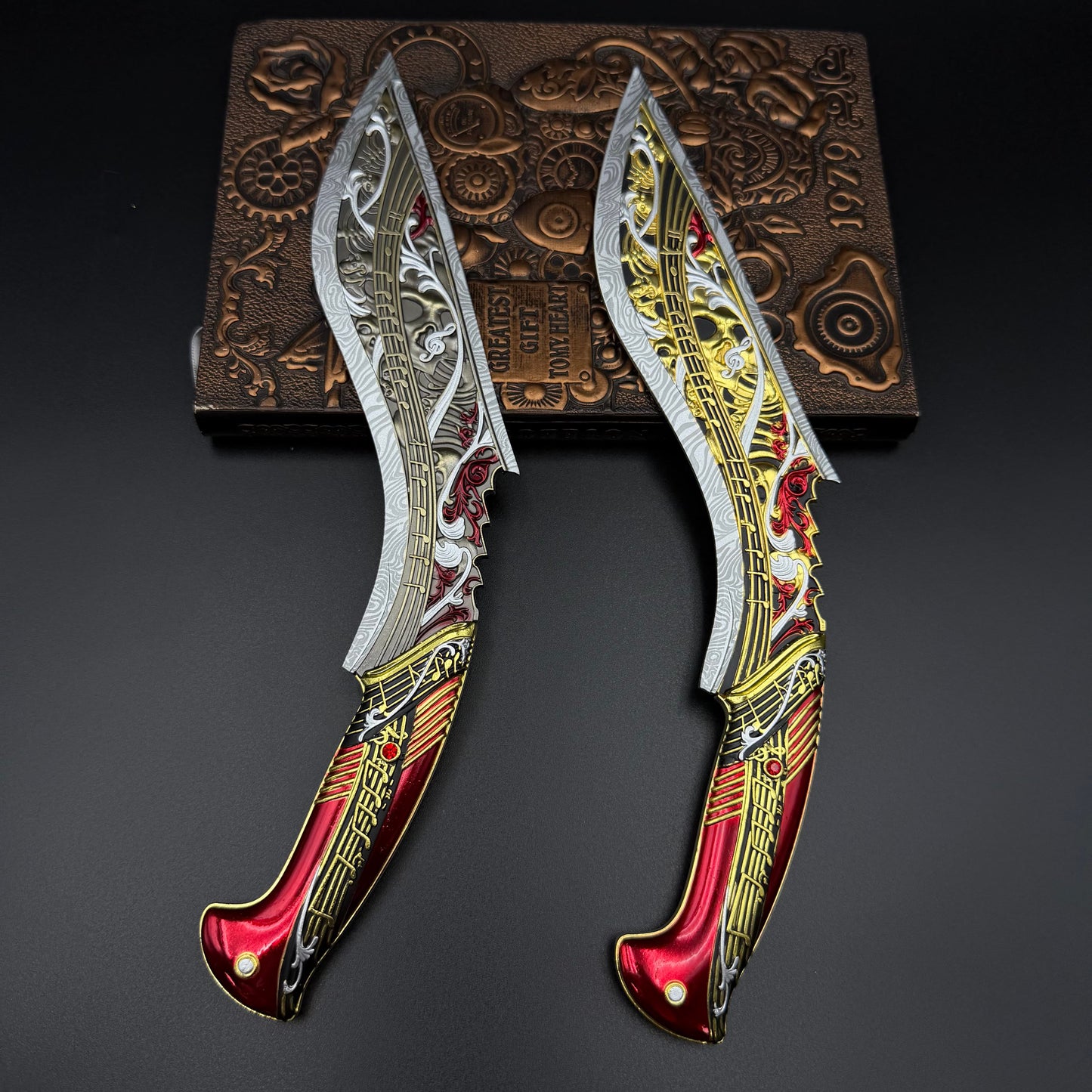29cm/11.4'' S10 Knife ELEGY Tactical FPS Game Weapon Replica - Game Collectible Decorative Ornament
