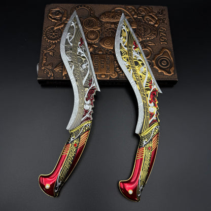 29cm/11.4'' S10 Knife ELEGY Tactical FPS Game Weapon Replica - Game Collectible Decorative Ornament