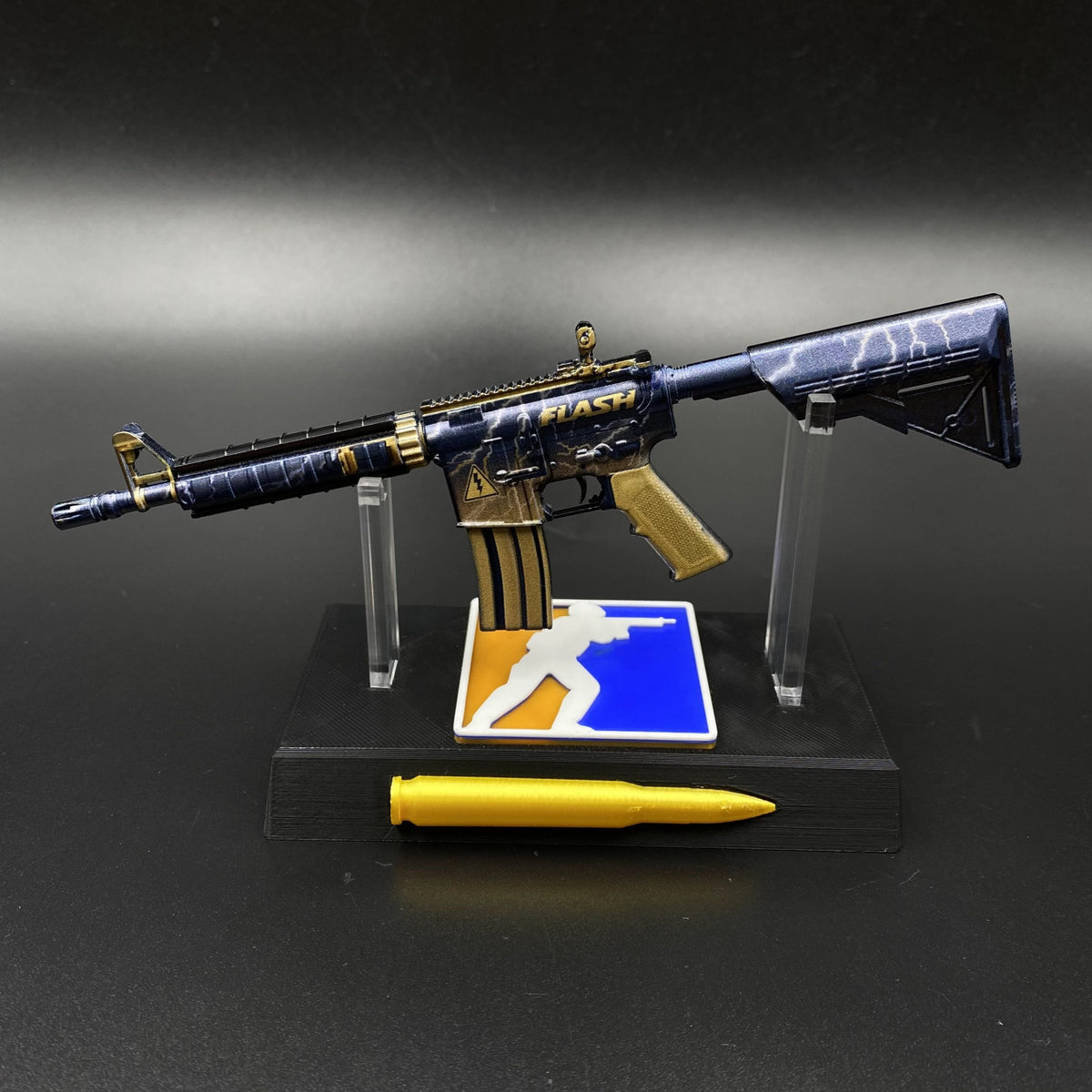 M4A4 Sheet Lightning Gun CS2 Game Replica For Collectible