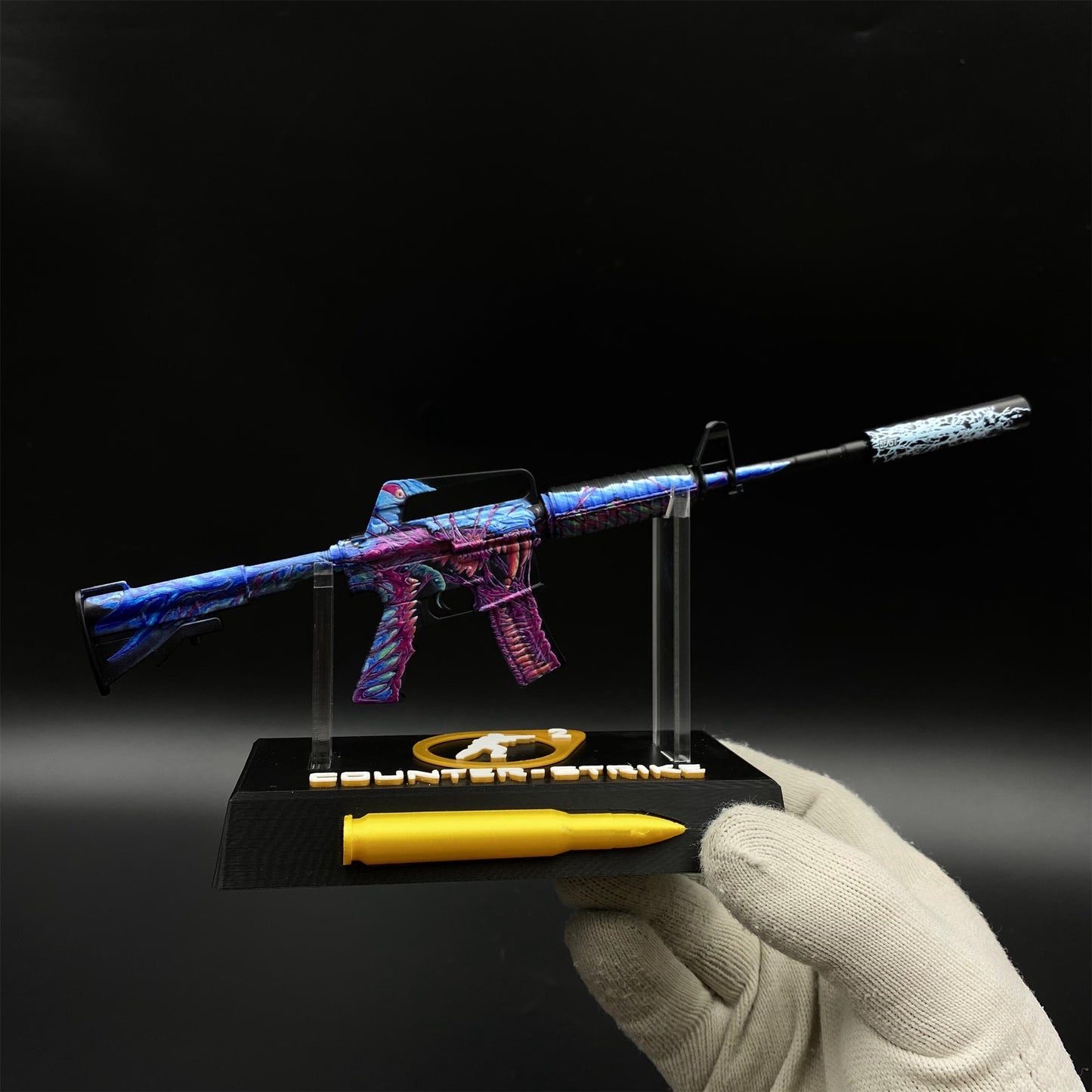 CS2 Game Peripheral - Hyper Beast M4A1-S Metal Replica Game Prop Collectible