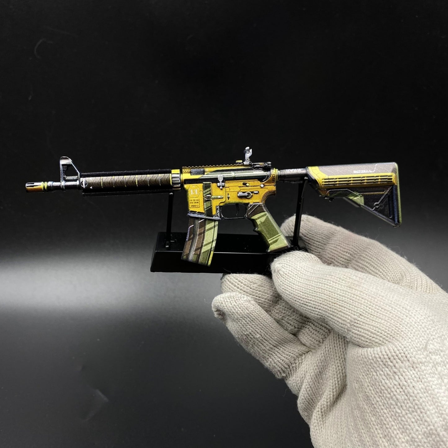 CS2 Mini M4A4 Buzz Kill Metal Skin Replica For Collectible