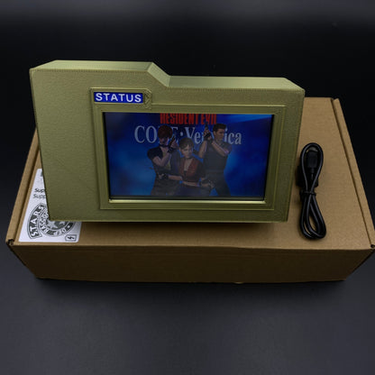 3D Printed Biohazard Code Veronica Inspired Chris Status Panel Replica Prop