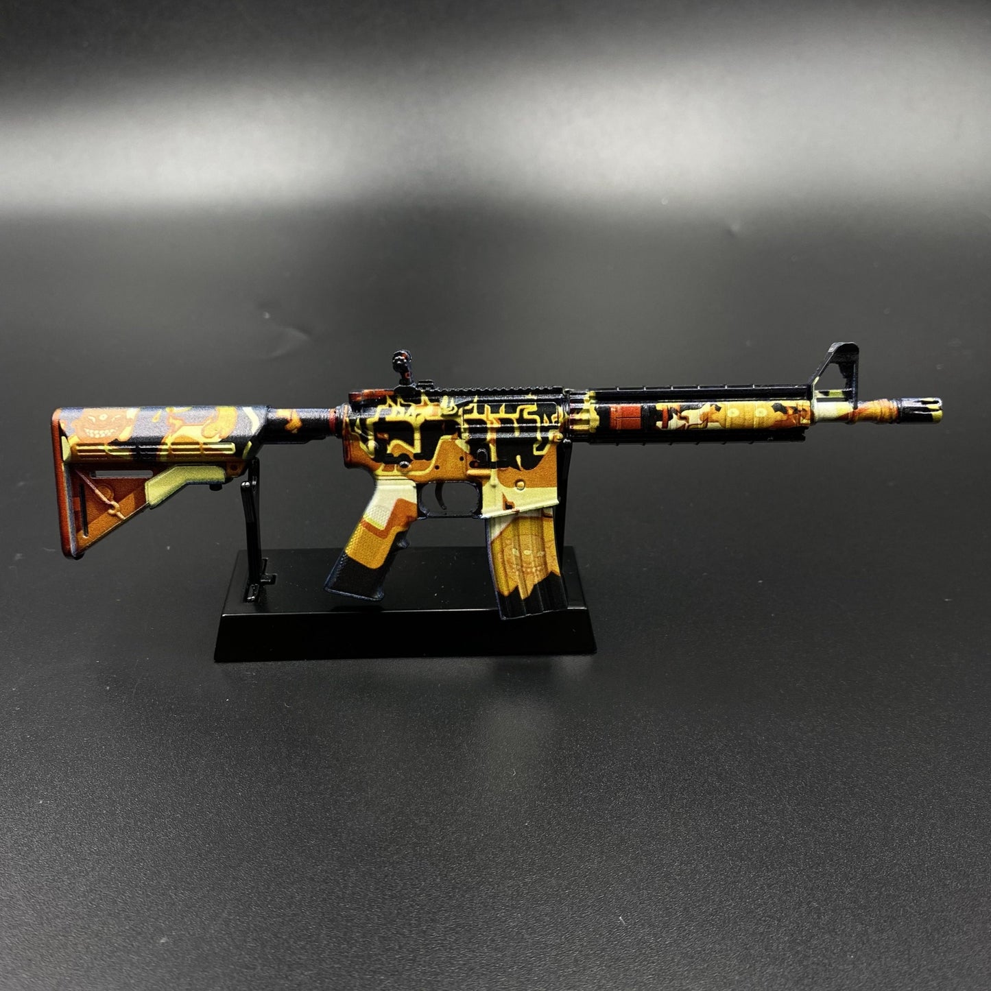 CS Game Skin M4A4 Hellfire Mini Metal Game Replica For Collection