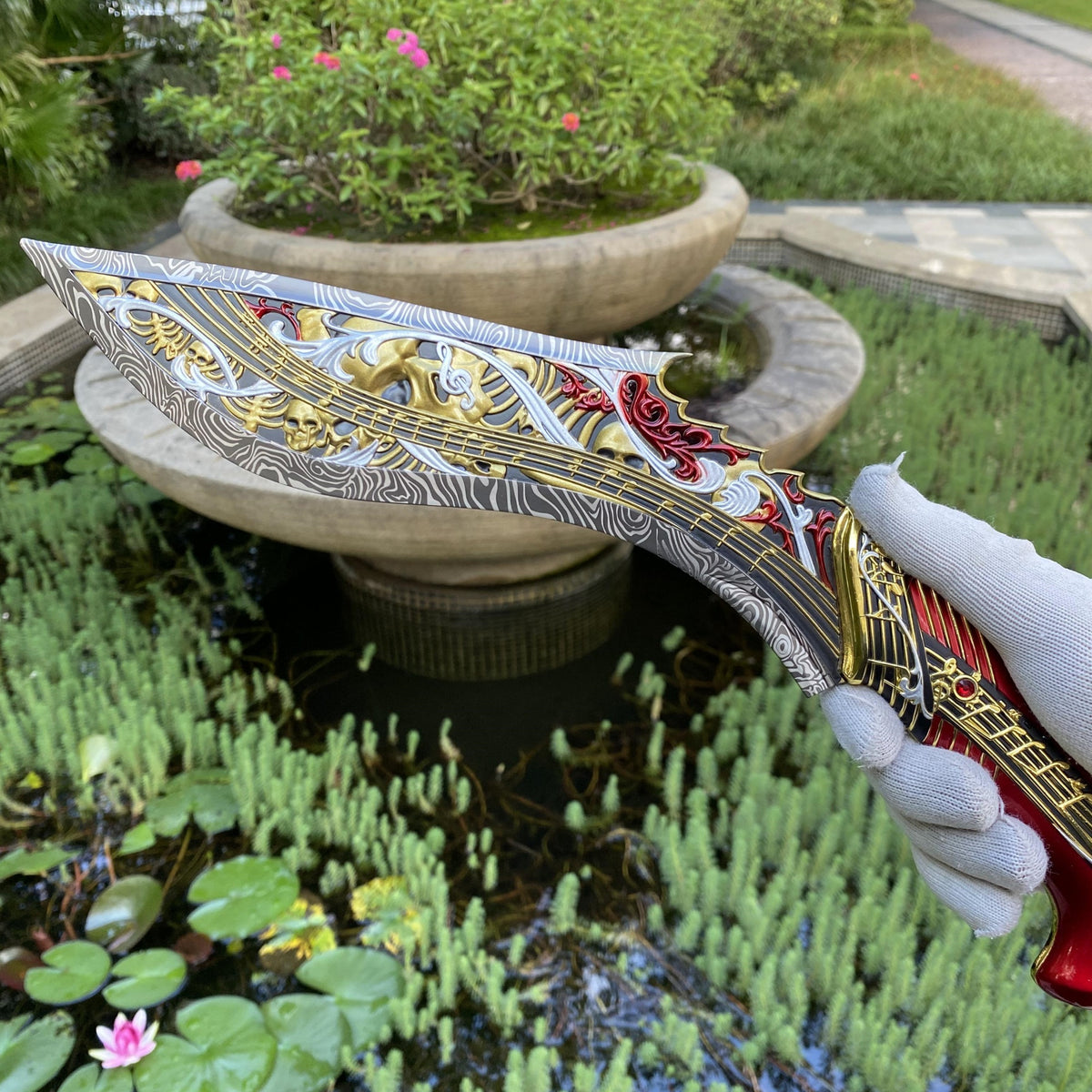 40CM/15.74" Delta Force Elegy Hot Game Weapon Replica - Game Collectible Decorative Ornament