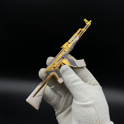 Hot Game CS2 AK47 The Oligarch Skin Mini Metal Replica Game Prop Collectible