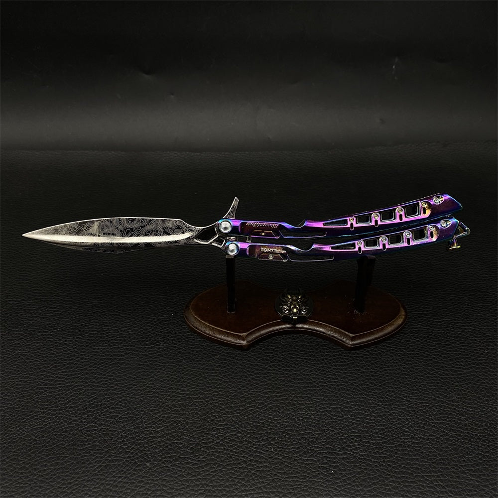 Arena Berakout Neon Phantom Butterfly Knife Replica For Collection
