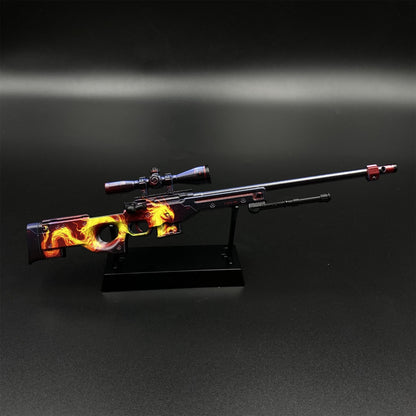 Hot Game CS2 Wildfire AWP Metal Replica Game Prop Collectible