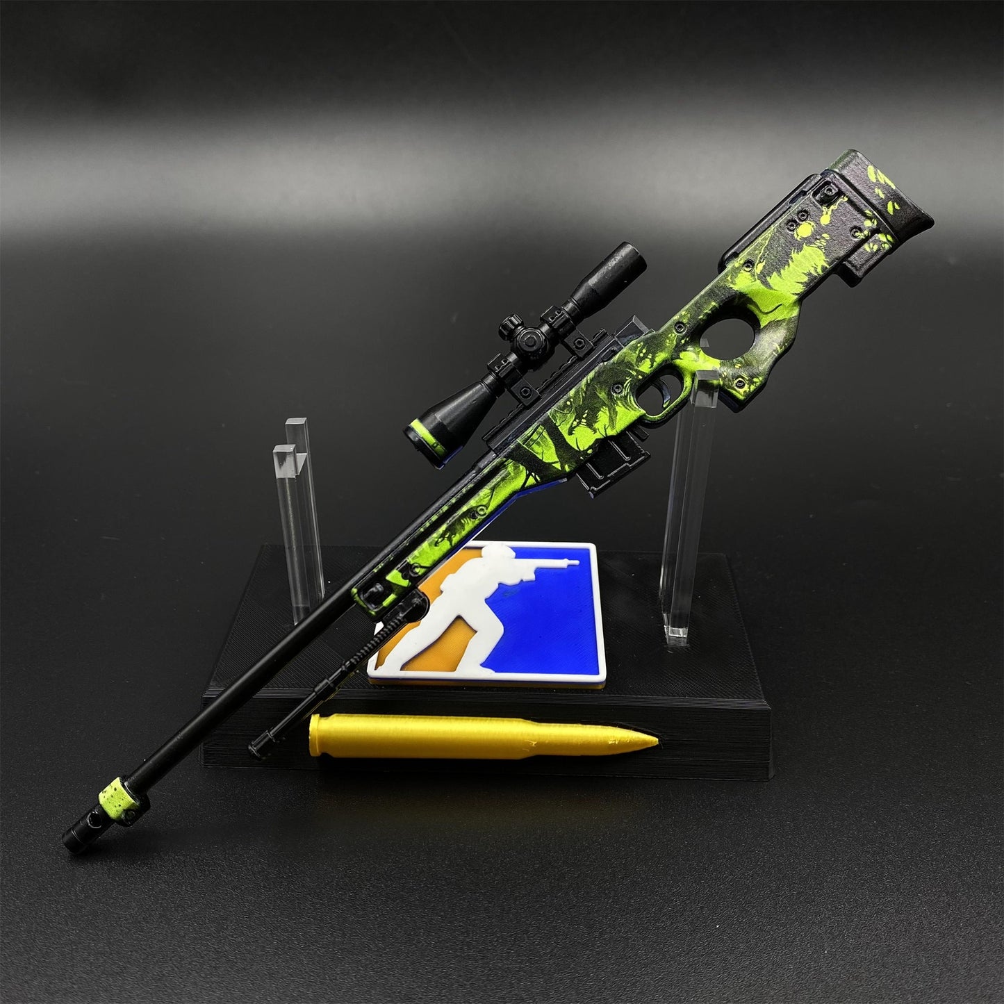 Hot Game CS2 Containment Breach AWP Metal Replica Game Prop Collectible