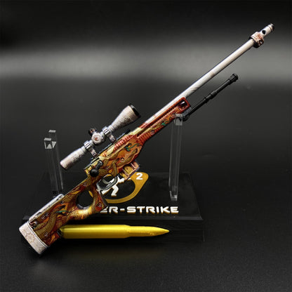 Hot Game CS2 Desert Hydra AWP Metal Replica Game Prop Collectible