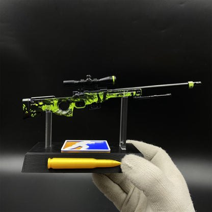 Hot Game CS2 Containment Breach AWP Metal Replica Game Prop Collectible