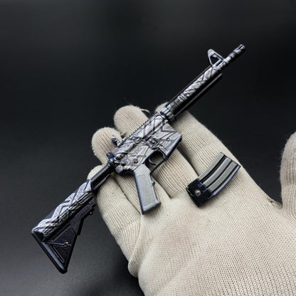 CS Game Skin M4A4 Aeolian Dark Mini Metal Game Replica For Collection