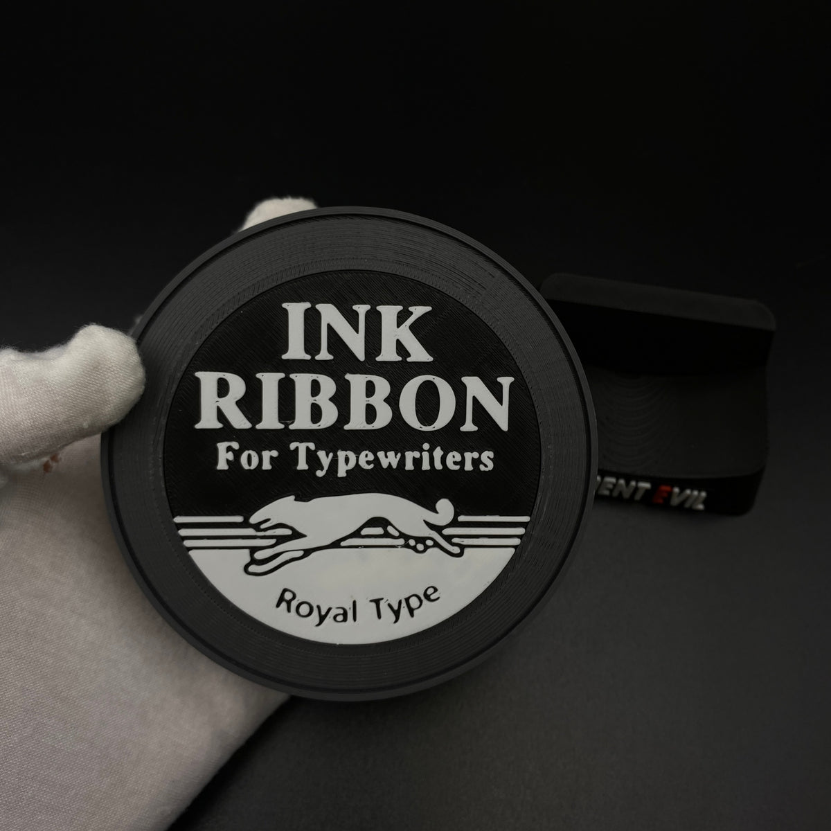 3D Printed Ink Ribbon Bluetooth Speaker Horror Game Themed Desktop Decor Gift