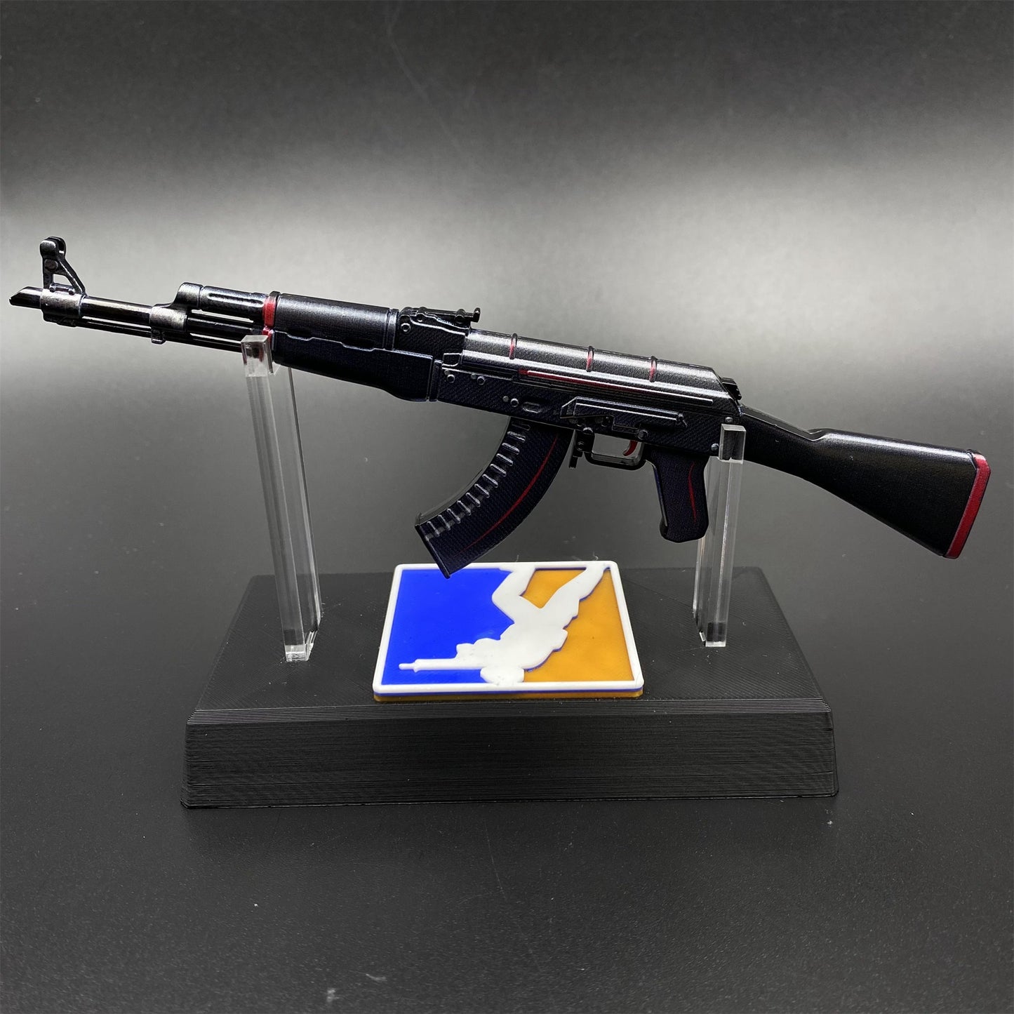 Hot Game CS2 Redline AK47 Metal Replica Game Prop Collectible