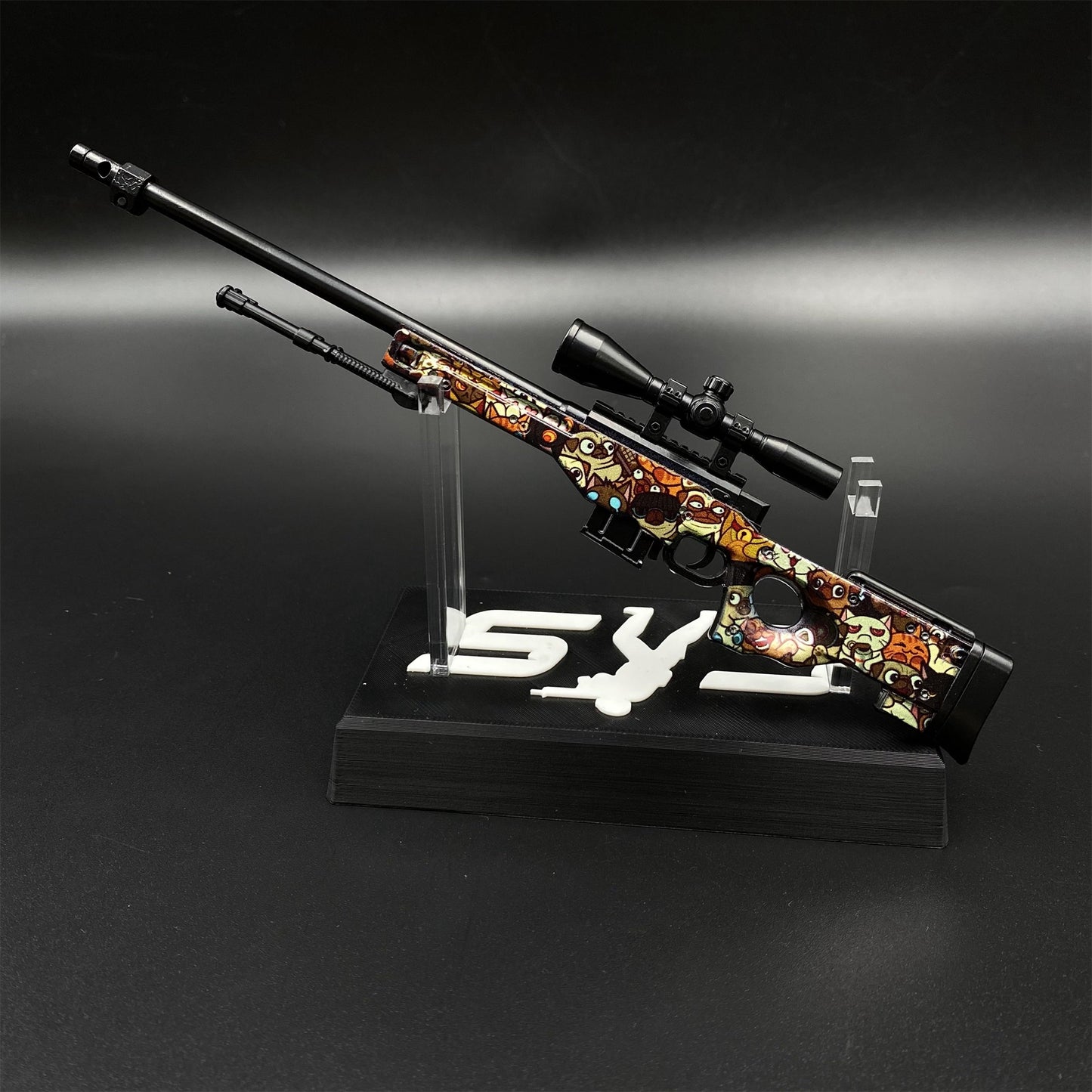 Hot Game CS2 PAW AWP Sniper Rifle Metal Replica Game Prop Collectible