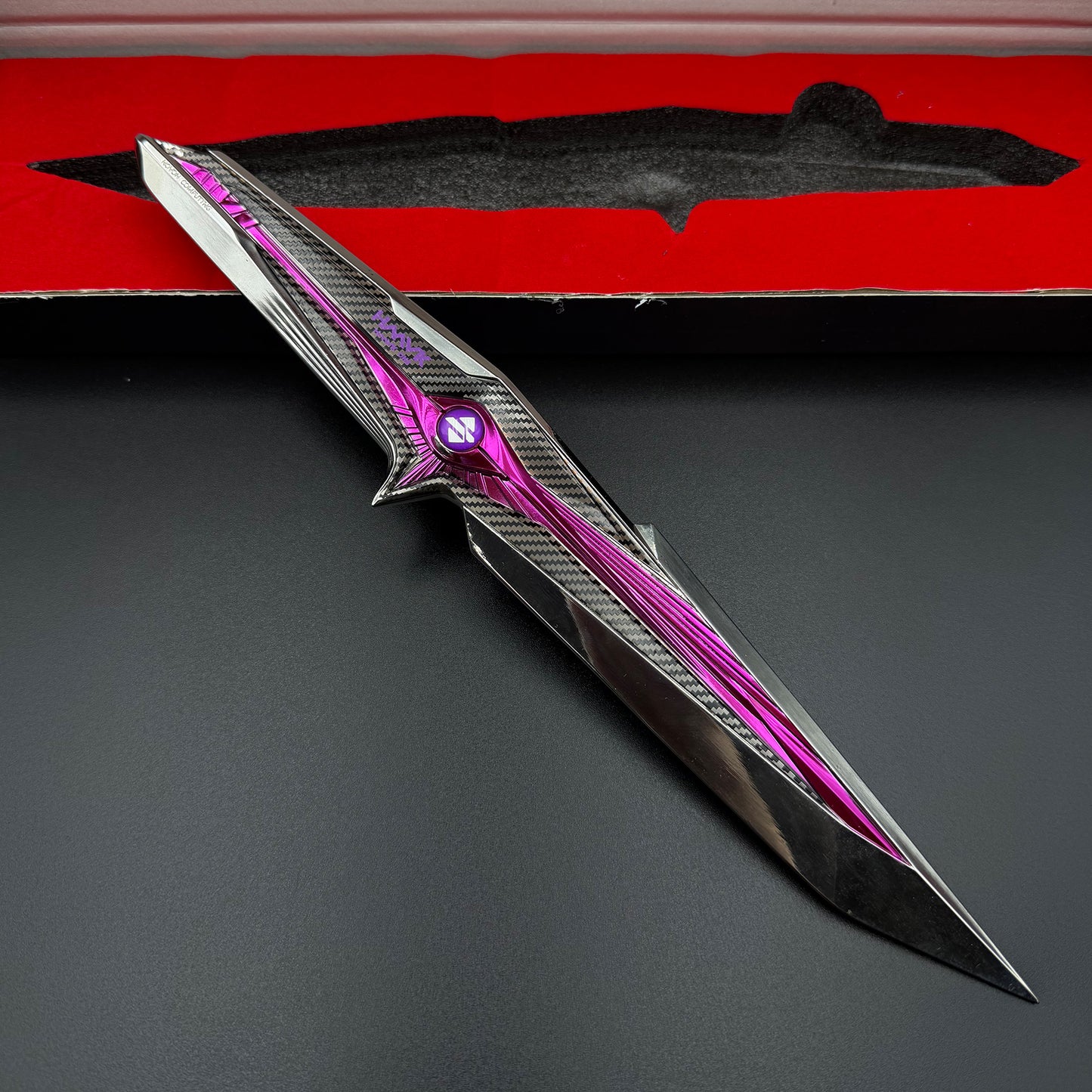 1:1 S9 Season New Knife Skin Falling Star Delta  Force Game Knife IRL Replica Knife Blunt Blade