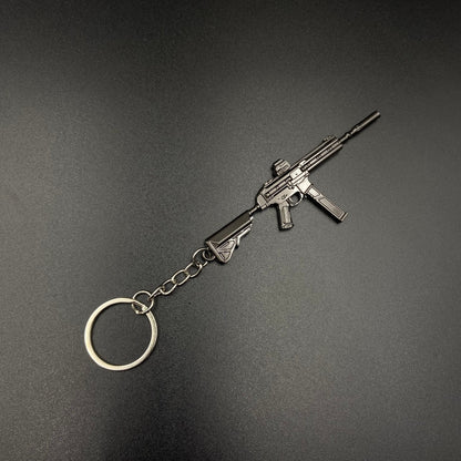 Delta Force Mini SMG Metal Gun Replica Keychain FPS Game Fan Collectible Gift
