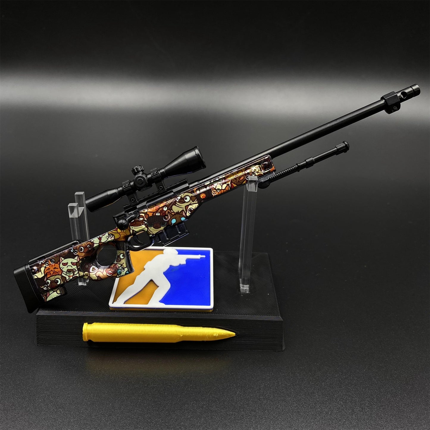 Hot Game CS2 PAW AWP Sniper Rifle Metal Replica Game Prop Collectible