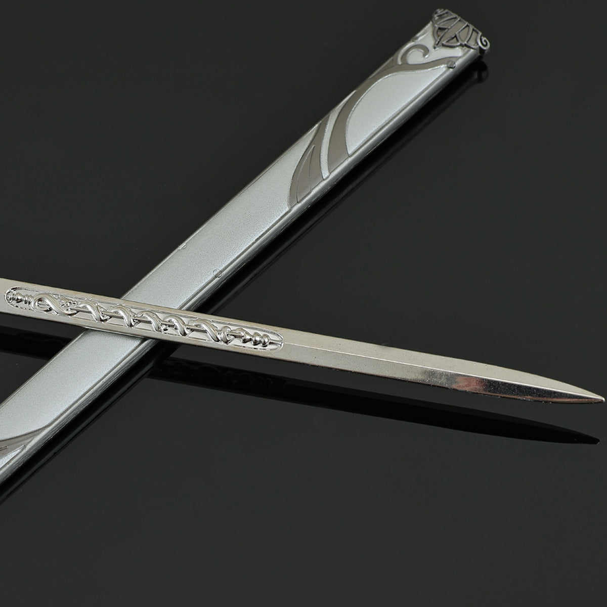 Longxiang Sword Alloy Collectible Replica, Decorative Fantasy Sword with Sheath
