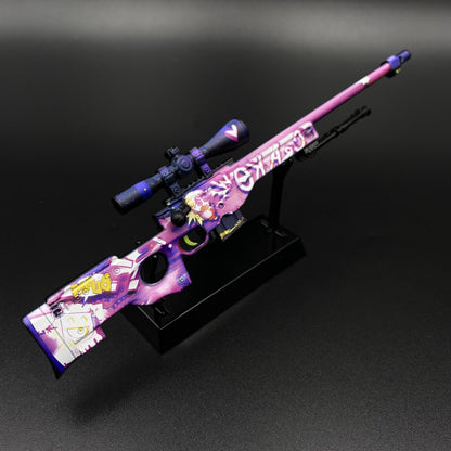 CS2 Game Peripheral - Tiny Gun Crakow! AWP Metal Replica Game Prop Collectible