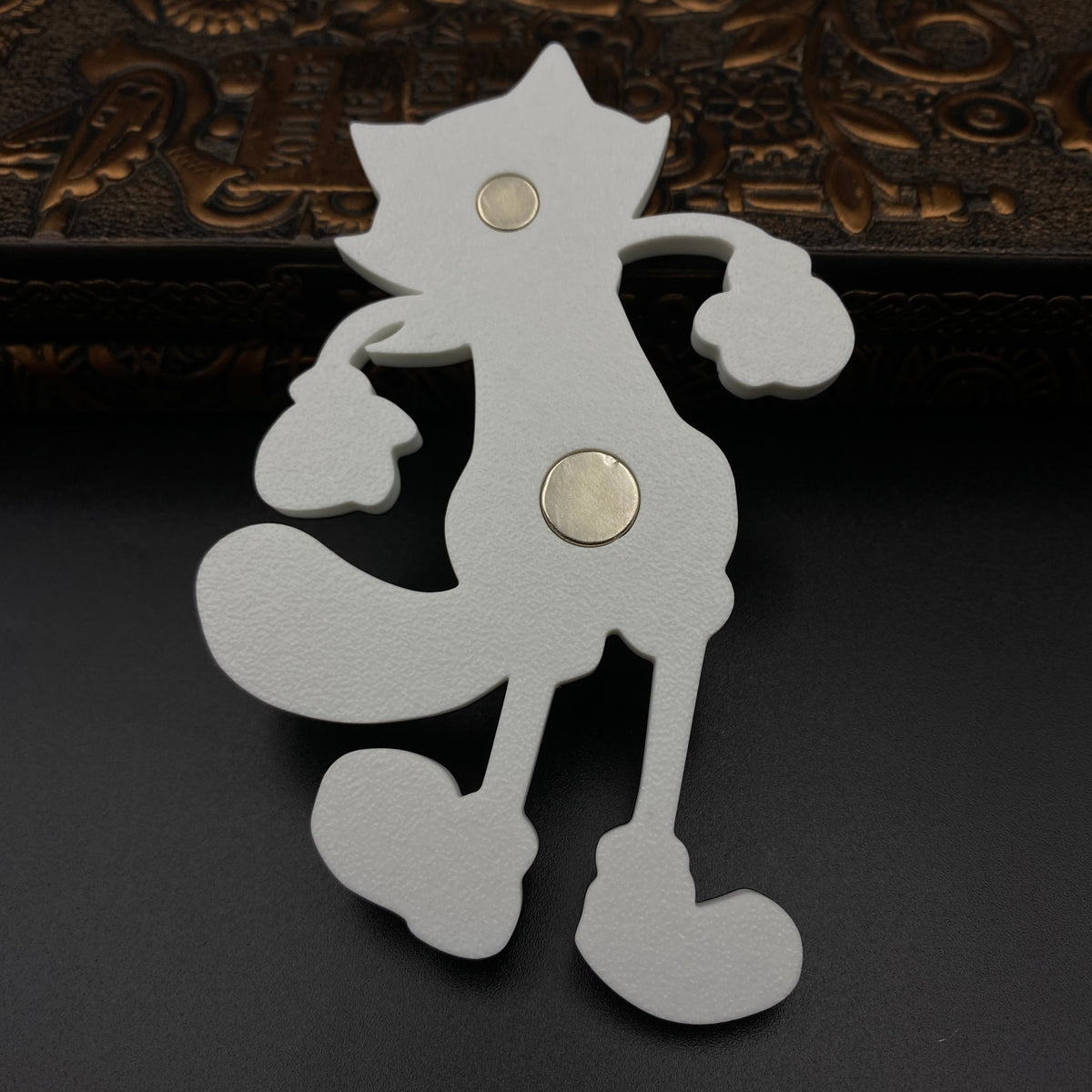 Cartoon Mr. Raccoon Fridge Magnet, Fan-Made Refrigerator Decoration Magnet for Game Collectors